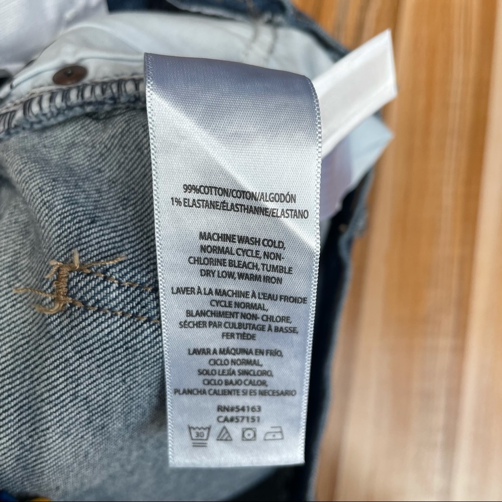 Calvin Klein High Rise Straight Jeans - Picture 7 of 7